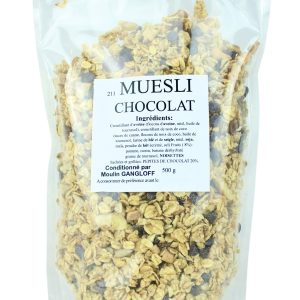 Muesli croquant au chocolat