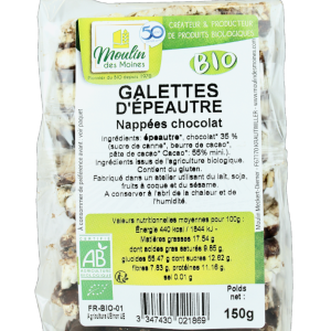 Galettes d'épeautre au chocolat