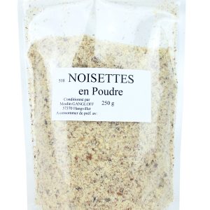 Noisette en poudre