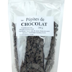 Moulin Gangloff à Hangviller 18 Pépites de chocolat noir