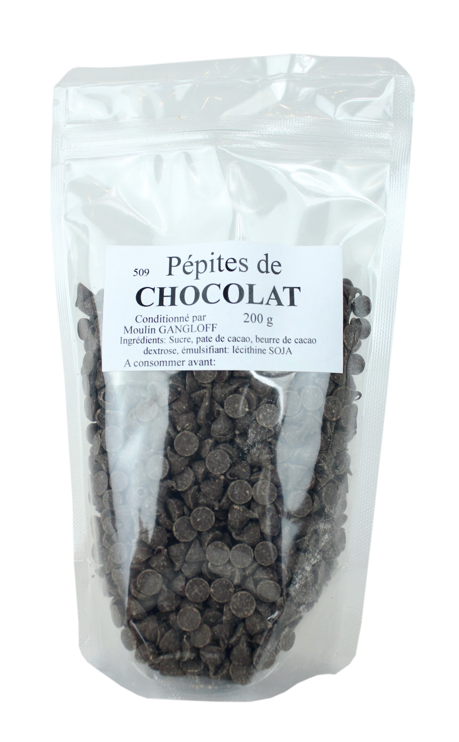 Pépites de chocolat noir 1 Pépites de chocolat noir