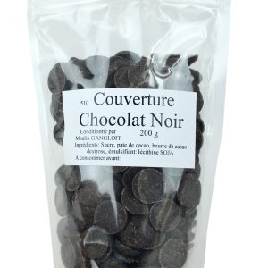 Couverture chocolat noir