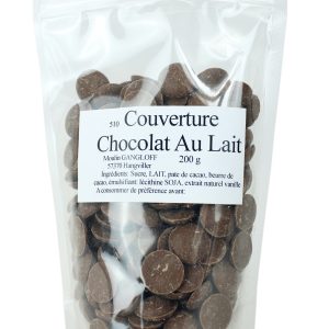 Couverture chocolat au lait