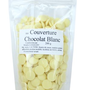 Couverture chocolat blanc