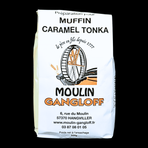 Préparation Muffins caramel-tonka
