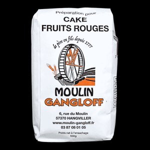 Préparation cake Fruits rouges