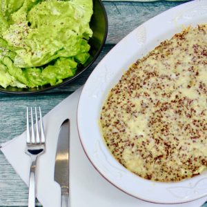 Recette gratin au quinoa