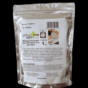 Boutique du Moulin Gangloff 13 Mélange sans gluten pour fabrication d'un pain blanc