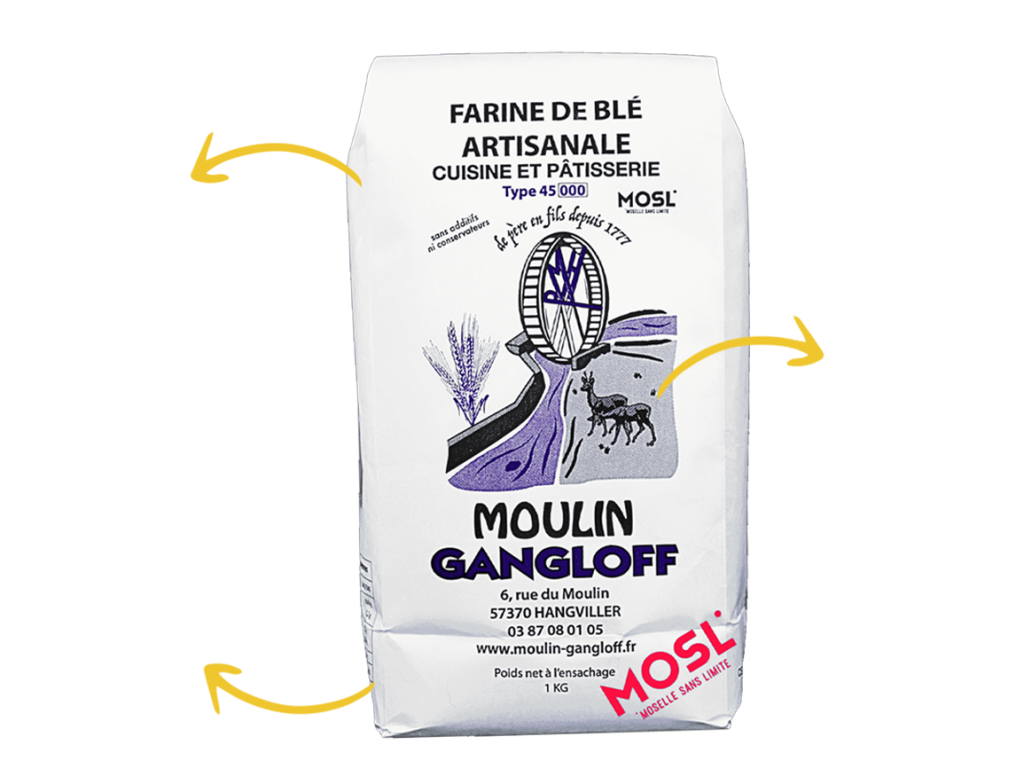 Farine de blé artisanale